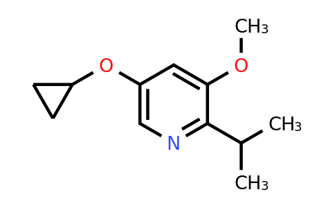 CAS 1243317-84-1 | 5-Cyclopropoxy-2-isopropyl-3-methoxypyridine