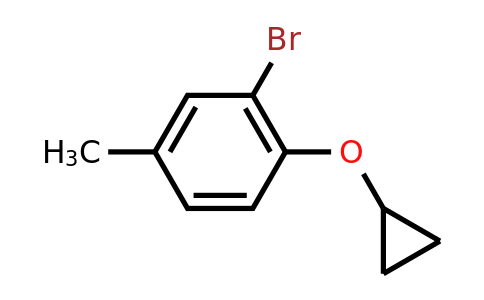 CAS 1243317-85-2 | 2-Bromo-1-cyclopropoxy-4-methylbenzene