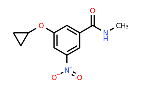 CAS 1243317-86-3 | 3-Cyclopropoxy-N-methyl-5-nitrobenzamide