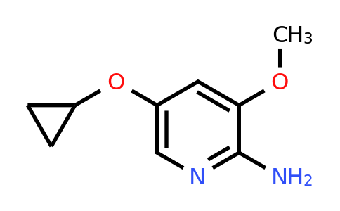 CAS 1243317-87-4 | 5-Cyclopropoxy-3-methoxypyridin-2-amine