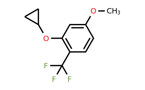 CAS 1243318-00-4 | 2-Cyclopropoxy-4-methoxy-1-(trifluoromethyl)benzene