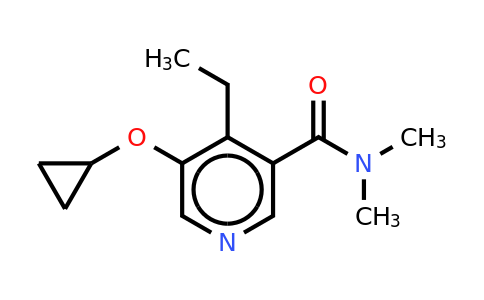 CAS 1243318-01-5 | 5-Cyclopropoxy-4-ethyl-N,n-dimethylnicotinamide