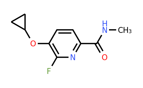 CAS 1243318-02-6 | 5-Cyclopropoxy-6-fluoro-N-methylpicolinamide