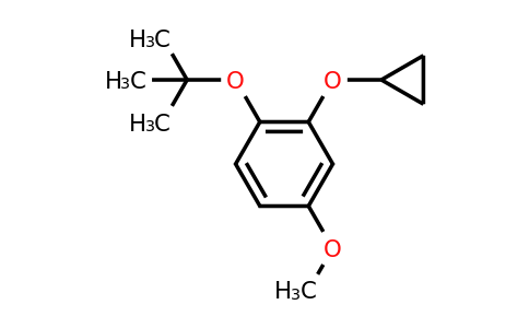 CAS 1243318-03-7 | 1-Tert-butoxy-2-cyclopropoxy-4-methoxybenzene