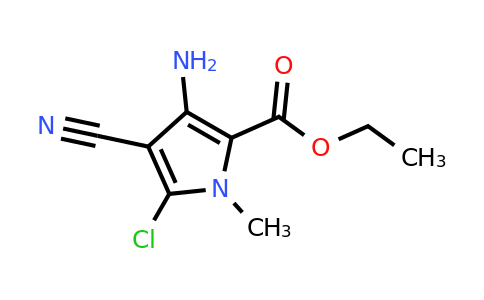 CAS 1243318-05-9 | Ethyl 3-amino-5-chloro-4-cyano-1-methyl-pyrrole-2-carboxylate