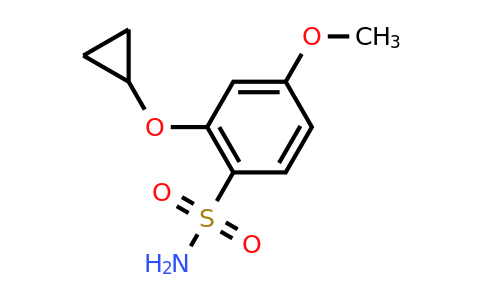 CAS 1243318-06-0 | 2-Cyclopropoxy-4-methoxybenzenesulfonamide
