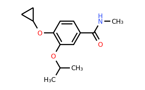 CAS 1243318-07-1 | 4-Cyclopropoxy-3-isopropoxy-N-methylbenzamide