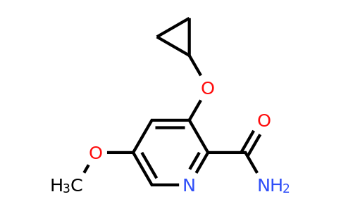 CAS 1243318-12-8 | 3-Cyclopropoxy-5-methoxypicolinamide