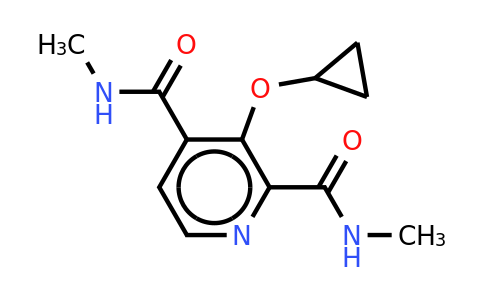 CAS 1243318-14-0 | 3-Cyclopropoxy-N2,N4-dimethylpyridine-2,4-dicarboxamide