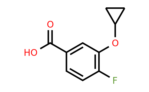 CAS 1243318-15-1 | 3-Cyclopropoxy-4-fluorobenzoic acid