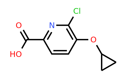 CAS 1243318-25-3 | 6-Chloro-5-cyclopropoxypicolinic acid