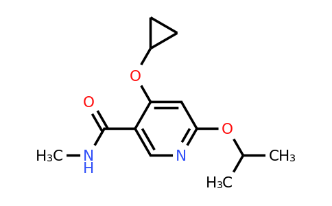 CAS 1243318-33-3 | 4-Cyclopropoxy-6-isopropoxy-N-methylnicotinamide