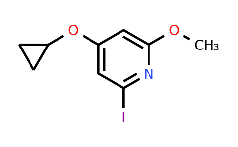 CAS 1243318-35-5 | 4-Cyclopropoxy-2-iodo-6-methoxypyridine