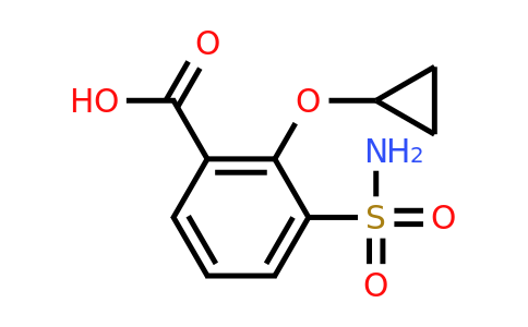 CAS 1243318-41-3 | 2-Cyclopropoxy-3-sulfamoylbenzoic acid