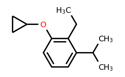 CAS 1243318-42-4 | 1-Cyclopropoxy-2-ethyl-3-isopropylbenzene