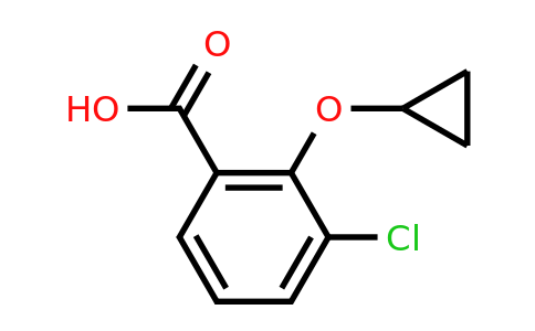 CAS 1243318-45-7 | 3-Chloro-2-cyclopropoxybenzoic acid