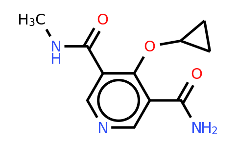 CAS 1243318-46-8 | 4-Cyclopropoxy-N3-methylpyridine-3,5-dicarboxamide