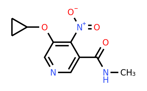 CAS 1243318-52-6 | 5-Cyclopropoxy-N-methyl-4-nitronicotinamide
