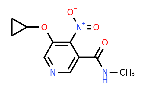 5-Cyclopropoxy-N-methyl-4-nitronicotinamide