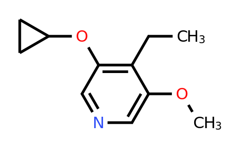 CAS 1243318-53-7 | 3-Cyclopropoxy-4-ethyl-5-methoxypyridine