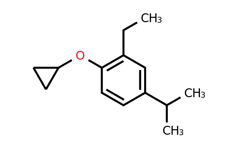 CAS 1243318-58-2 | 1-Cyclopropoxy-2-ethyl-4-isopropylbenzene