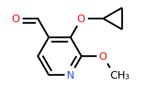 CAS 1243318-62-8 | 3-Cyclopropoxy-2-methoxyisonicotinaldehyde