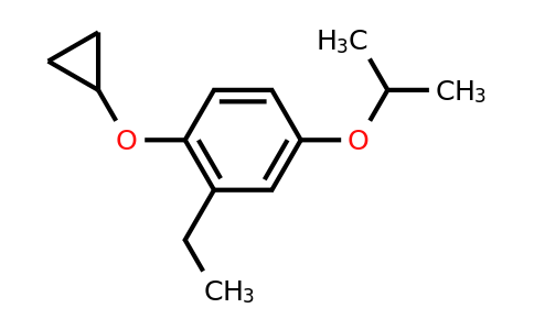 CAS 1243318-64-0 | 1-Cyclopropoxy-2-ethyl-4-isopropoxybenzene