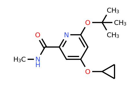 CAS 1243318-67-3 | 6-Tert-butoxy-4-cyclopropoxy-N-methylpicolinamide