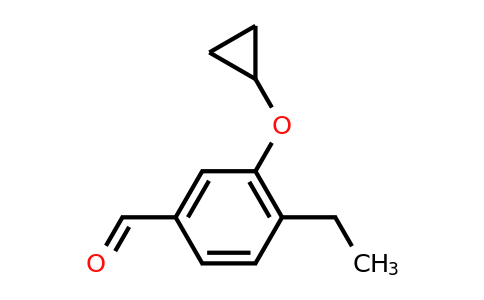 CAS 1243318-68-4 | 3-Cyclopropoxy-4-ethylbenzaldehyde