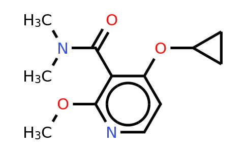 CAS 1243318-75-3 | 4-Cyclopropoxy-2-methoxy-N,n-dimethylnicotinamide