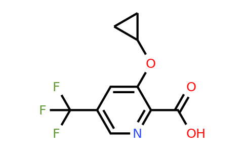 CAS 1243318-76-4 | 3-Cyclopropoxy-5-(trifluoromethyl)picolinic acid