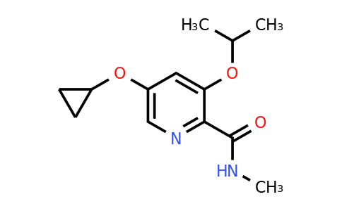 CAS 1243318-79-7 | 5-Cyclopropoxy-3-isopropoxy-N-methylpicolinamide