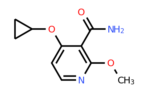 CAS 1243318-82-2 | 4-Cyclopropoxy-2-methoxynicotinamide