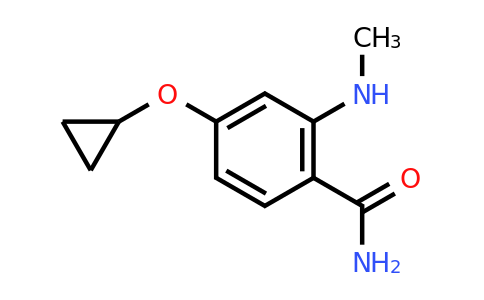 CAS 1243318-84-4 | 4-Cyclopropoxy-2-(methylamino)benzamide