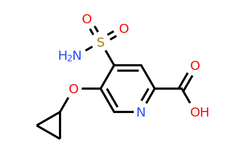 CAS 1243318-86-6 | 5-Cyclopropoxy-4-sulfamoylpicolinic acid
