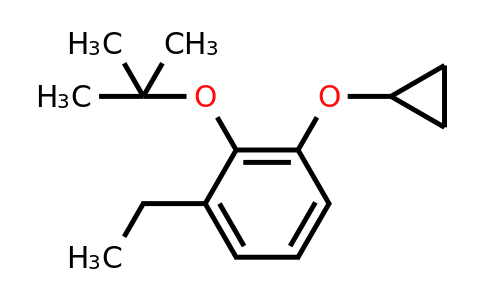 CAS 1243319-09-6 | 2-Tert-butoxy-1-cyclopropoxy-3-ethylbenzene