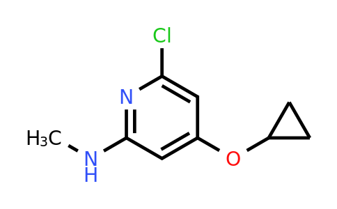 CAS 1243319-11-0 | 6-Chloro-4-cyclopropoxy-N-methylpyridin-2-amine
