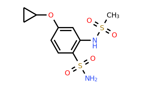 CAS 1243319-12-1 | 4-Cyclopropoxy-2-(methylsulfonamido)benzenesulfonamide