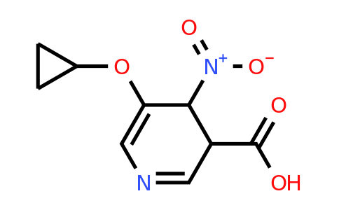 CAS 1243319-14-3 | 5-Cyclopropoxy-4-nitro-3,4-dihydropyridine-3-carboxylic acid