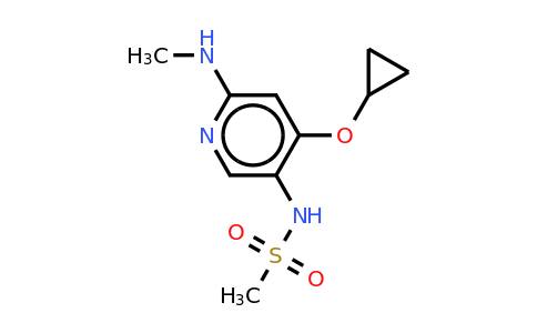 CAS 1243319-24-5 | N-(4-cyclopropoxy-6-(methylamino)pyridin-3-YL)methanesulfonamide