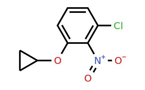 CAS 1243319-27-8 | 1-Chloro-3-cyclopropoxy-2-nitrobenzene