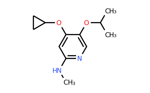 CAS 1243319-30-3 | 4-Cyclopropoxy-5-isopropoxy-N-methylpyridin-2-amine