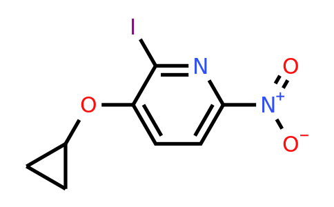 CAS 1243319-34-7 | 3-Cyclopropoxy-2-iodo-6-nitropyridine