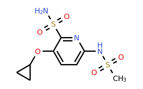CAS 1243319-35-8 | 3-Cyclopropoxy-6-(methylsulfonamido)pyridine-2-sulfonamide