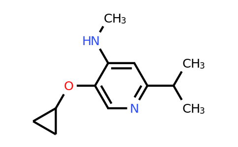 CAS 1243319-36-9 | 5-Cyclopropoxy-2-isopropyl-N-methylpyridin-4-amine