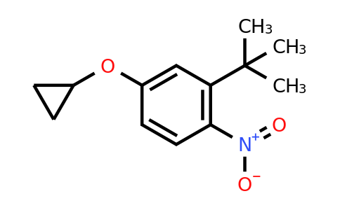 CAS 1243319-39-2 | 2-Tert-butyl-4-cyclopropoxy-1-nitrobenzene