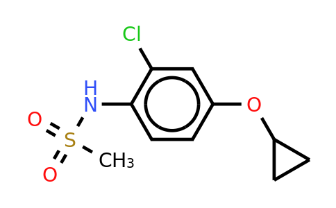 CAS 1243319-43-8 | N-(2-chloro-4-cyclopropoxyphenyl)methanesulfonamide