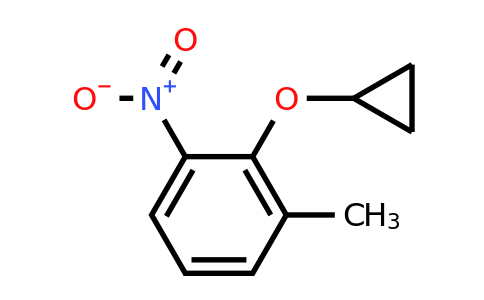 CAS 1243319-47-2 | 2-Cyclopropoxy-1-methyl-3-nitrobenzene