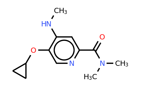 CAS 1243319-51-8 | 5-Cyclopropoxy-N,n-dimethyl-4-(methylamino)picolinamide