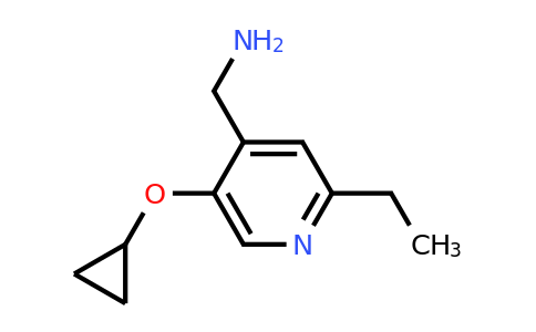 CAS 1243319-55-2 | (5-Cyclopropoxy-2-ethylpyridin-4-YL)methanamine